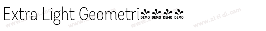 Extra Light Geometri字体转换 Extra Light Geometri字体转换